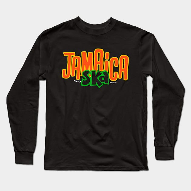 Jamaica Ska Long Sleeve T-Shirt by VinagreShop